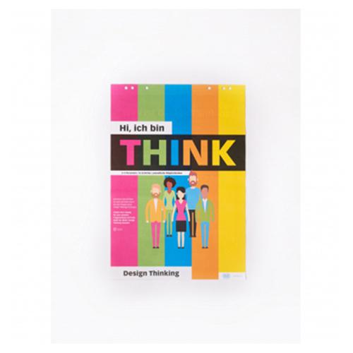 Photo de Playroom Think - Flipcharts 5 blocs - Blanc - Edding