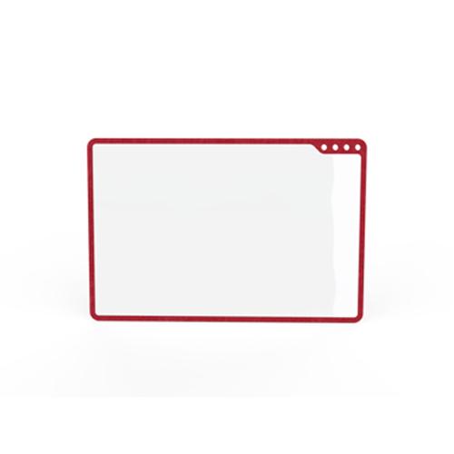 Photo de Playboard S - 75x50 cm - Rouge - Edding