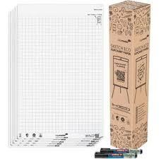 Foto van Bloc chevalet Sketch Eco quadrillé-5x 20 feuilles - 7-157615