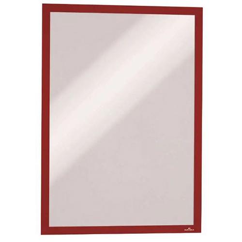 Photo de Duraframe magnetic - lot de 5 - Rouge - Durable