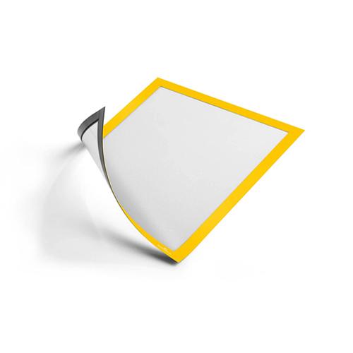 Photo de Duraframe magnétique A4 - lot de 5 - jaune - Durable