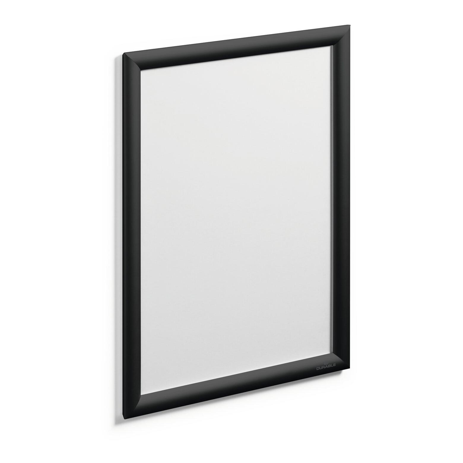 Photo de Vitrine d'affiche clipsable aluminium A3 noir - 4797-01