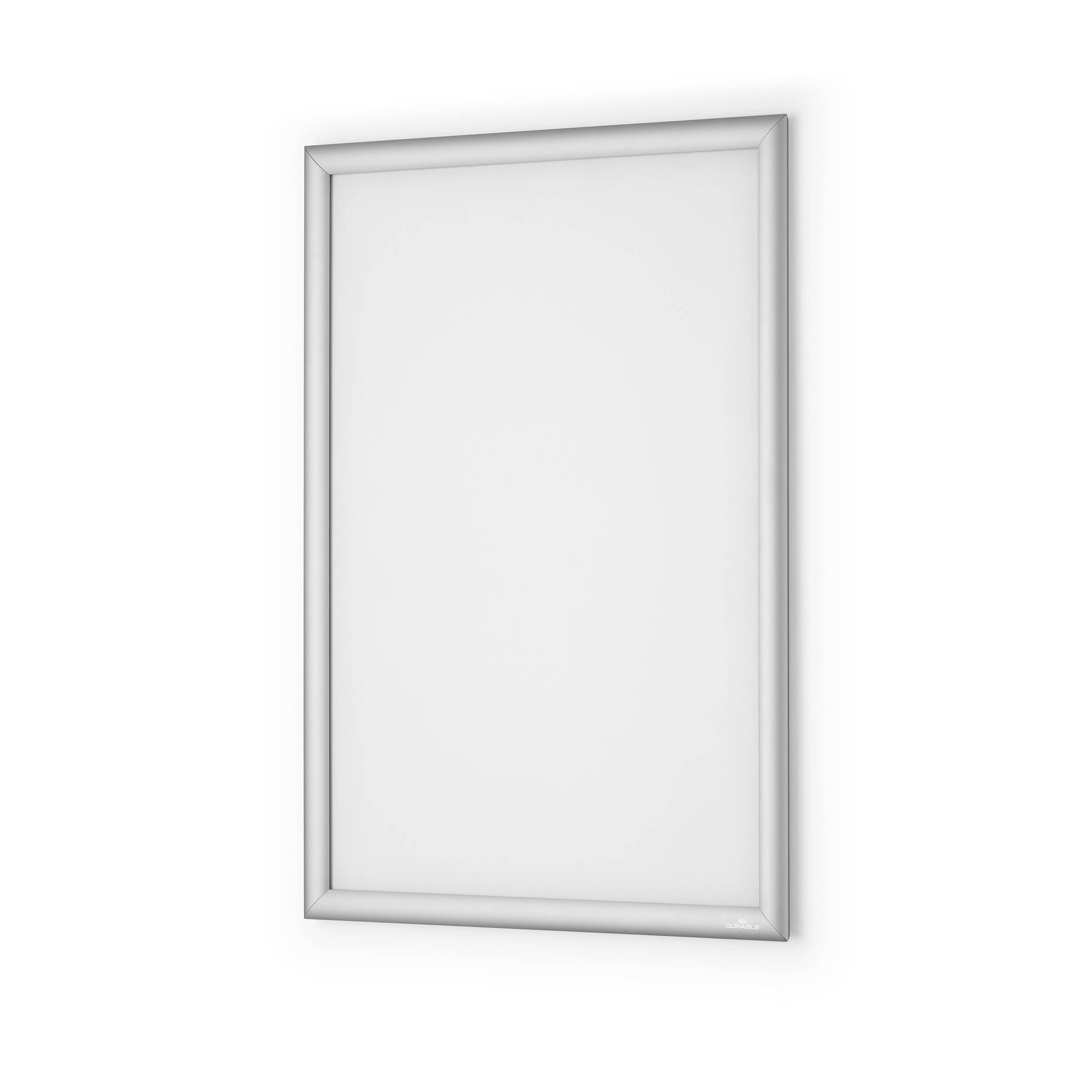 Photo de Vitrine d'affiche clipsable aluminium A2 argent - 5008-23