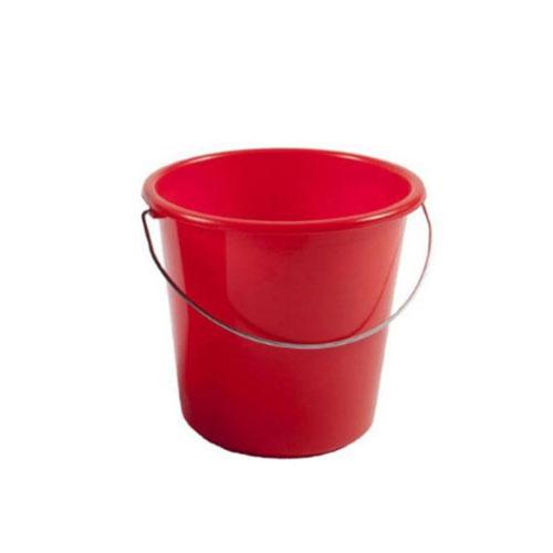 Photo de Seau 5L rouge H20cm - Rouge