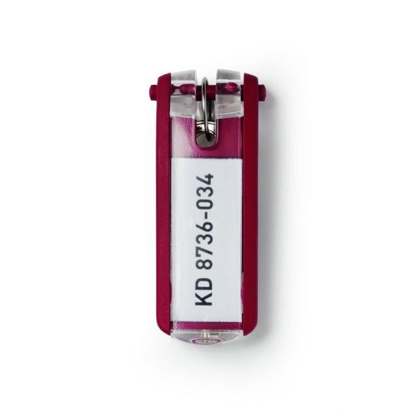 Foto van Sleutelclip - verpakking van 6 - Rood - Durable