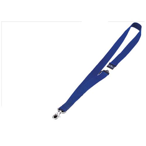 Photo de Lacet textile avec fermeture de sécurité - 20mm - Bleu - Durable