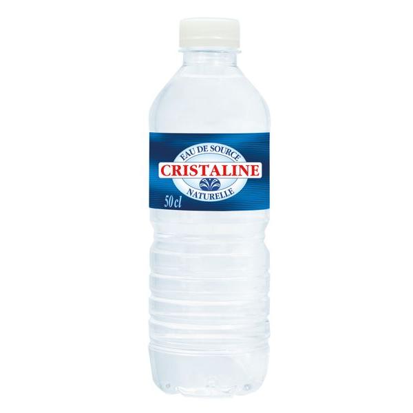 Photo de Eau Cristaline  - plate - 0,5L - Cristaline