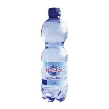 Photo de Eau Cristaline  - pétillante - 0,5L - Cristaline