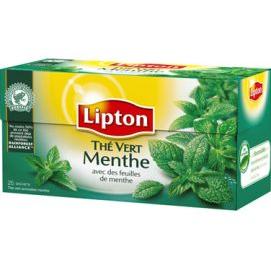 Photo de Thé Lipton - Vert à la menthe - Lipton