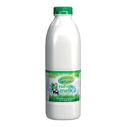 Photo de Lait Campina demi-écrémé en bouteille - Campina