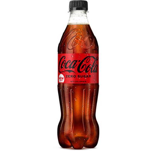 Foto van Coca-Cola Zero - 0.50cl flesjes - verpakking van 24