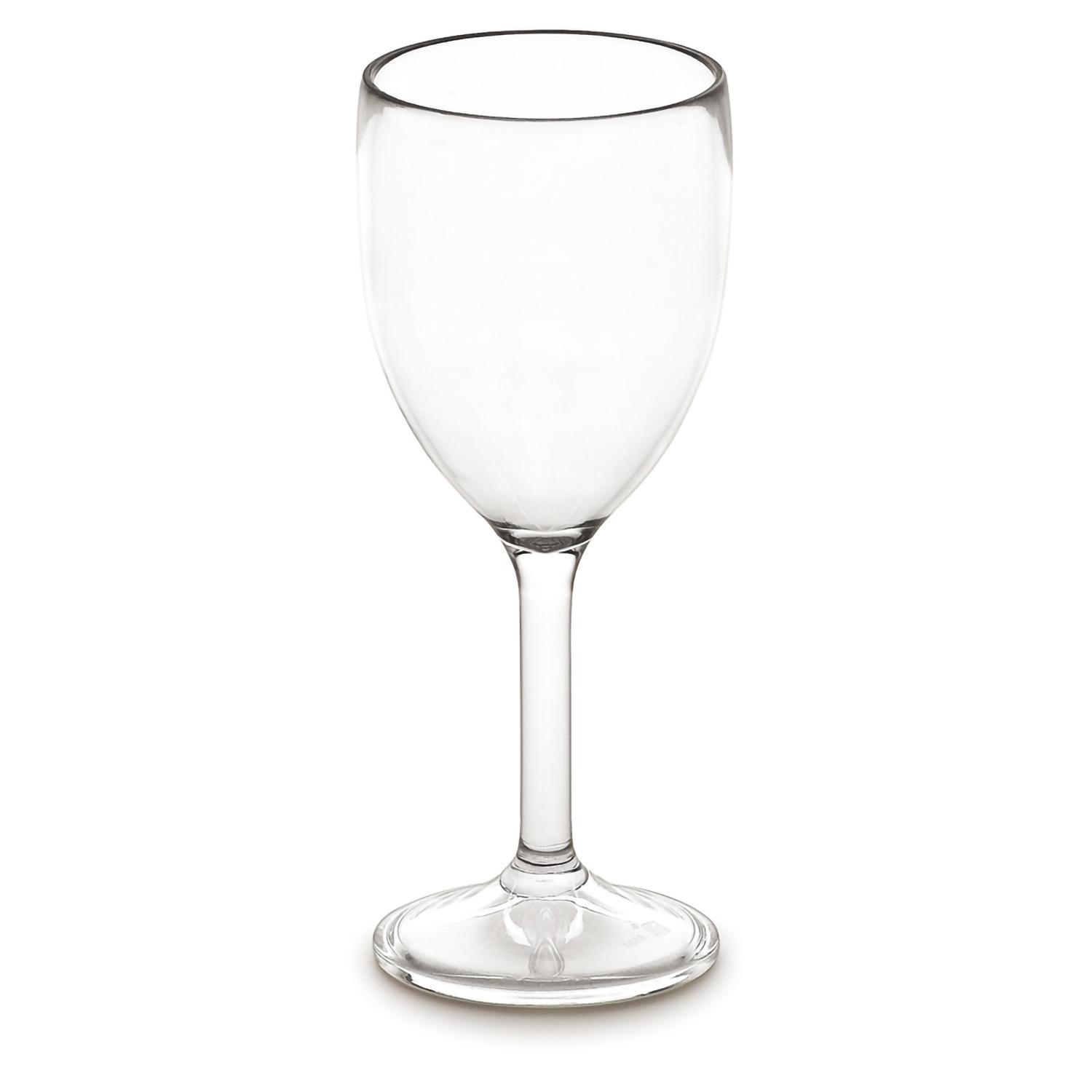 Photo de Verre à vin 265 ml en polycarbonate - lot de 6