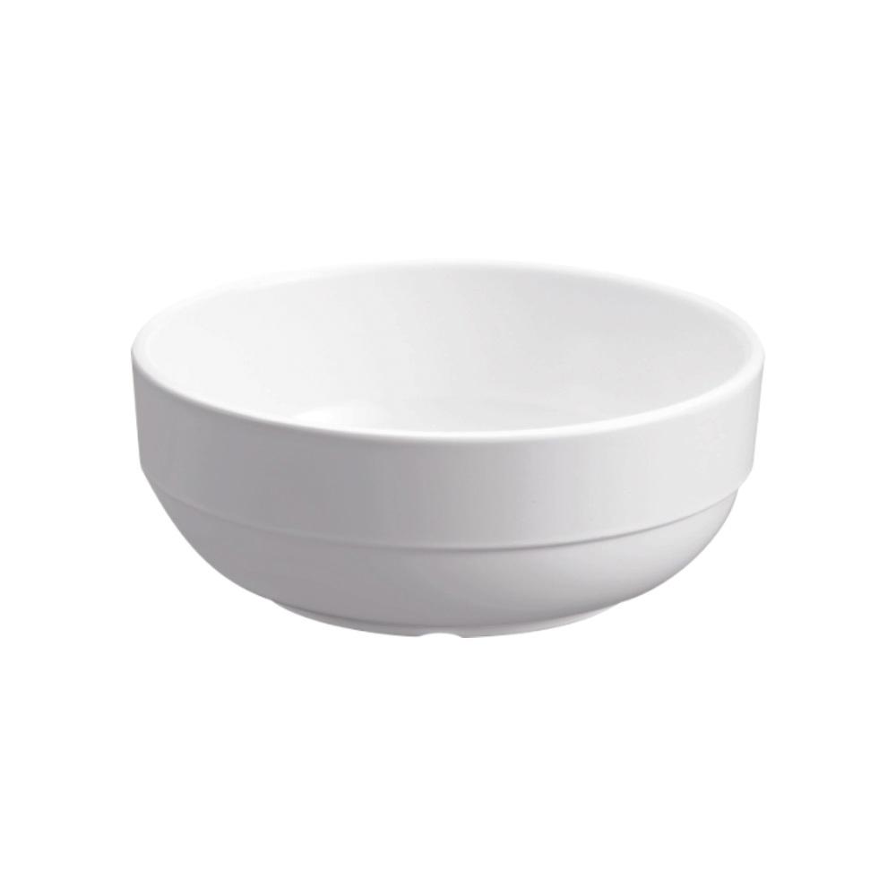 Photo de Bol 14cm en malamine blanc - lot de 6