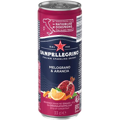 Foto van San Pellegrino - Granaatappel &amp; Sinaasappel -33cl - SanPellegrino