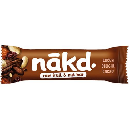 Foto van Pak van 18 Nakd Cocoa Delight fruitrepen - Nakd