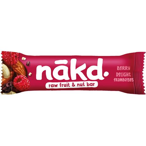 Photo de Lot de 18 barres aux fruits Berry Delight - Nakd