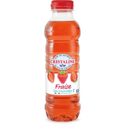 Photo de Limonade plate Cristaline fraise 50cl - lot de 24