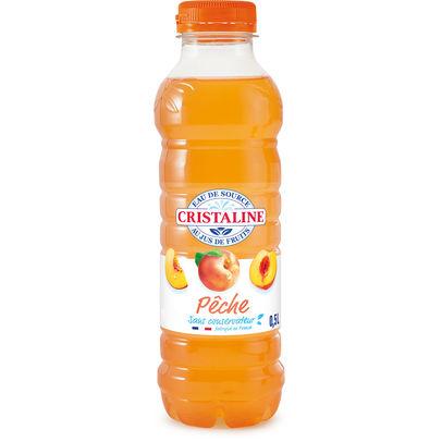 Photo de Limonade plate Cristaline peche 50cl - lot de 24