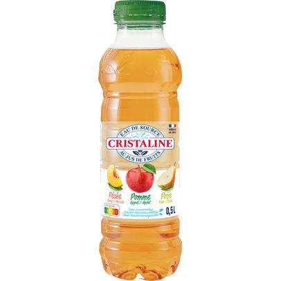 Photo de Limonade plate Cristaline pomme poire 50cl - lot 24