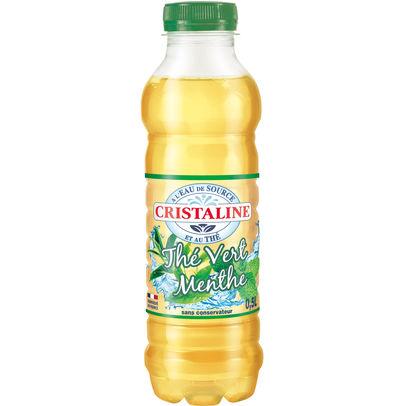 Photo de Limonade plate Cristaline thé vert menthe 50cl - lot 24