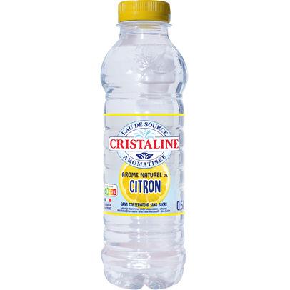 Photo de Eau plate aromatisée citron 50cl - lot de 24