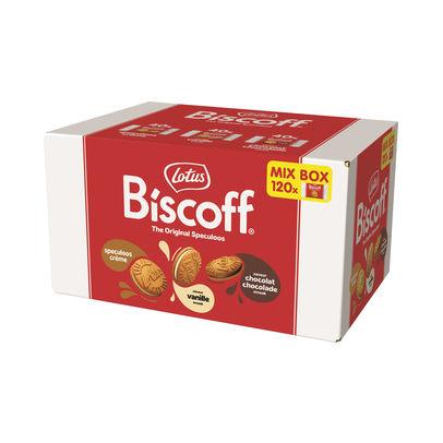 Photo de Mix Speculoos fourré vanille / crème / chocolat  120 pièces