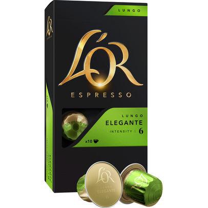 Photo de Café L'Or Espresso Lungo Elegante, paq 10 