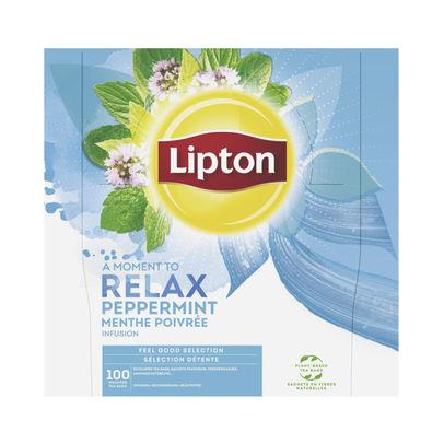 Foto van Thé Lipton Menthe poivrée - bte 100