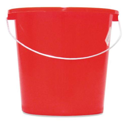 Photo de Seau plastique - 10 L - Rouge