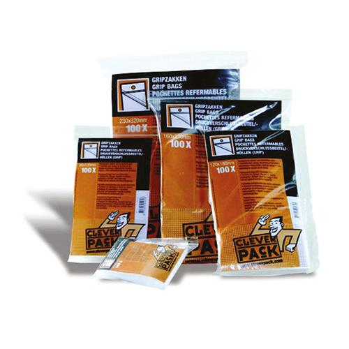 Photo de Sachets transparents fermeture grip 120x180 (100)