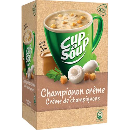 Photo de Potage - Cup-a-soup champignons - 21 sachets - Knorr