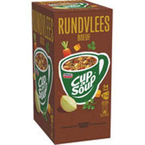Foto van Cup-a-soup rundvleessoep - 21 pakjes - Knorr