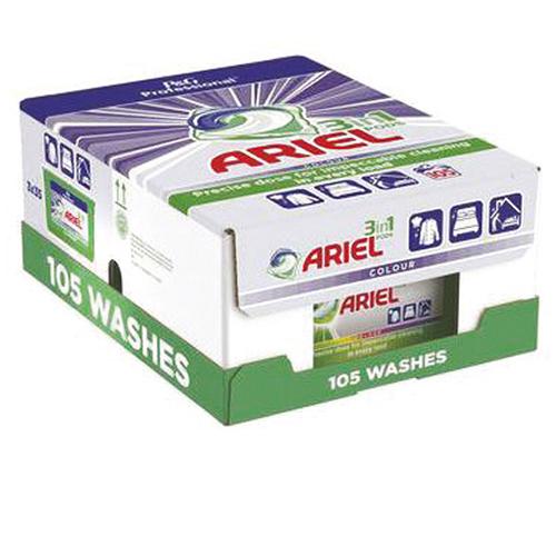 Photo de Lessive pods - Blancs - Ariel Professional  - Blanc - Ariel