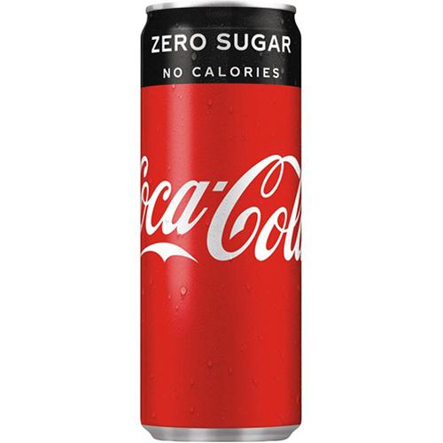 Photo de Coca-Cola Zero - Sleek canette - 25cl