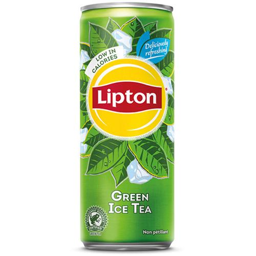 Photo de Canettes Ice Tea Green - 33CL - Paq de 24 Sleek - Lipton