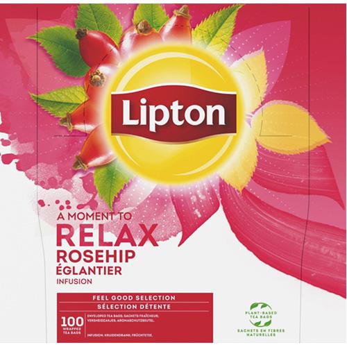 Foto van Lipton Thee - Rozenbottel - Lipton