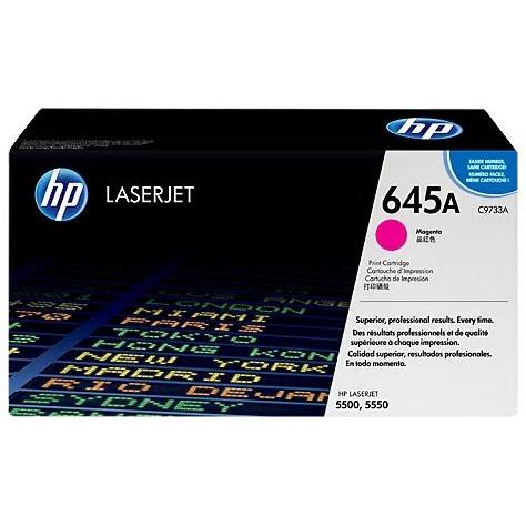 Photo de Toner  pour  HP Laserjet 5500 - magenta - HPC9733A