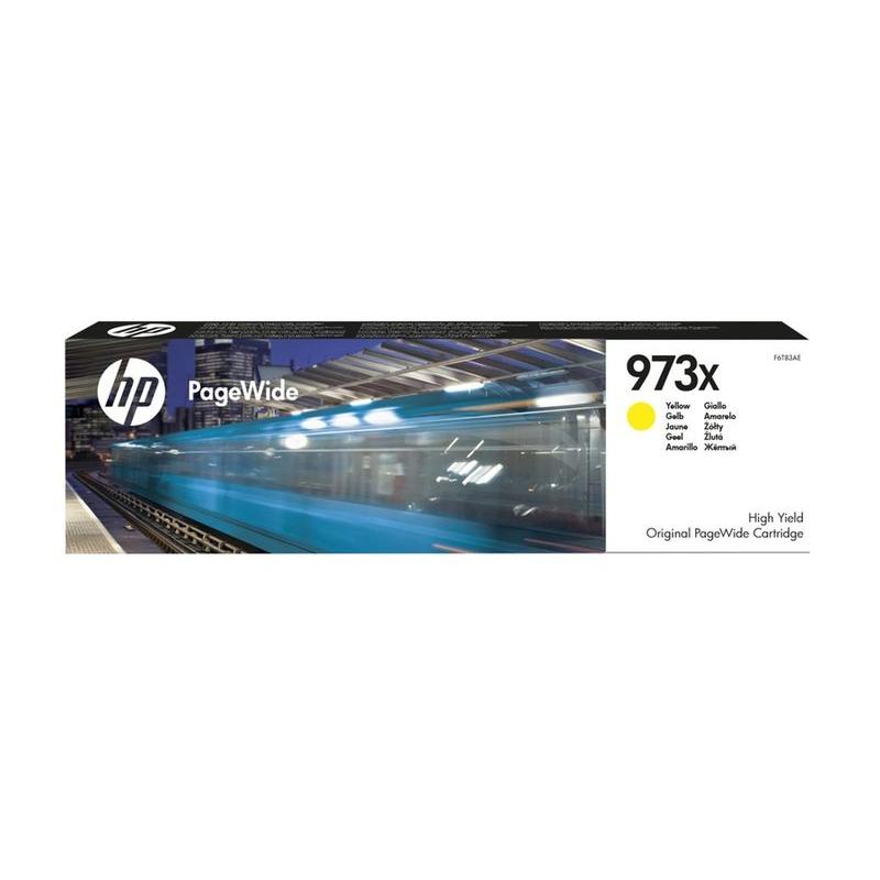 Photo de Cartouche PageWide HP973X - jaune - F6T83AE