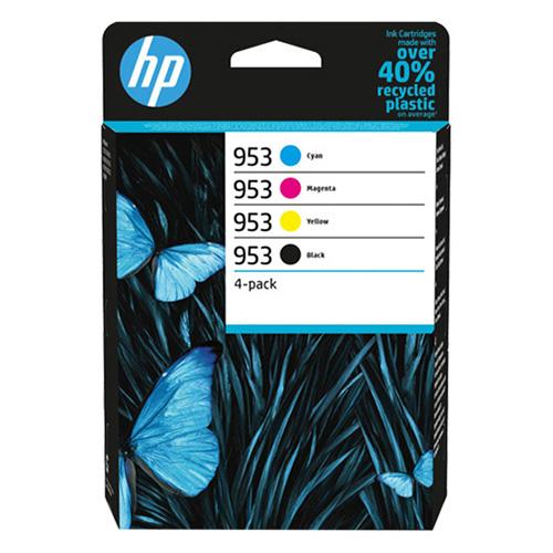 Photo de Pack 4 cartouches HP953- CMYBK -6ZC69AE - Multicolore - HP