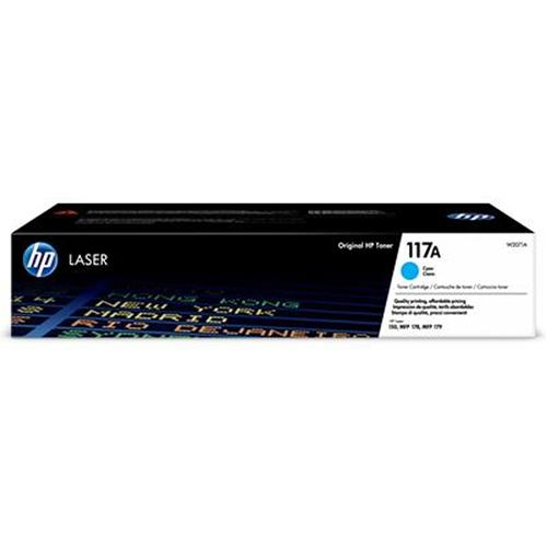 Photo de HP117A - W2071A - CYAN - Bleu - HP