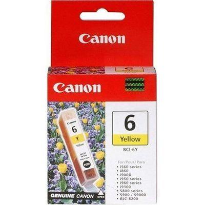 Photo de Cart. jet d'encre pr Canon S900-jaune-BCi-6Y-CAN21283/22184