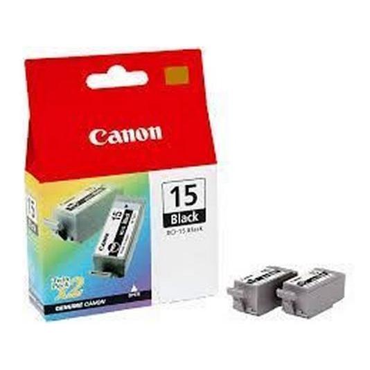 Photo de Cartouche CANON BCi15BK - bte de 2 - code CAN22103/22197