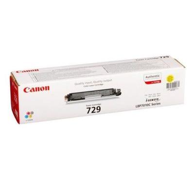 Photo de Cartouche Canon 729Y -yellow - pr I-Sensys LBP7010