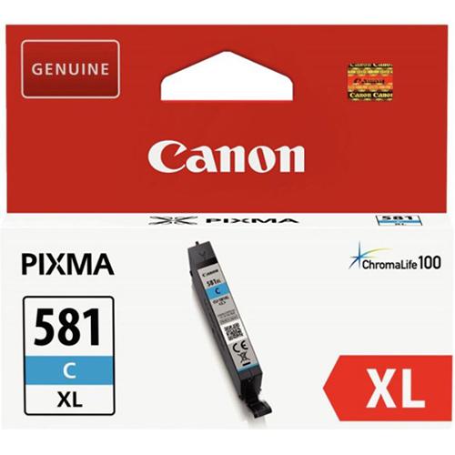 Photo de Cartouche Canon CLI-581XLC-  cyan - Bleu - Canon