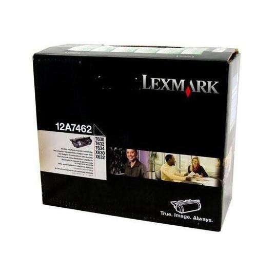 Photo de Cartouche pour Lexmark T303 noire - LEX 12A7462