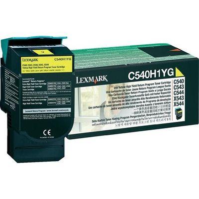 Photo de Toner Lexmark 2K - jaune - code LEX0C540H1YG