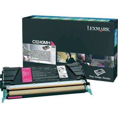 Photo de Cartouche Lexmark magenta - HC - C5240MH