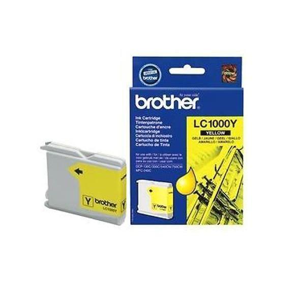 Photo de Cartouche  pr BROTHER DCP330-  jaune - code LC1000Y