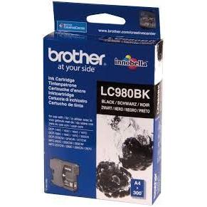 Foto van BROTHER LC980 Cartridge - zwart- LC980BK