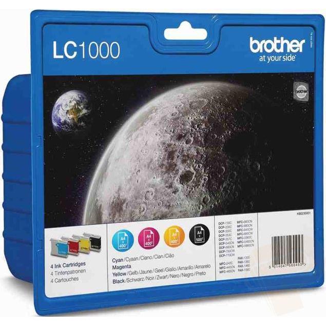 Photo de Value Blister LC1000 Brother-noir+coul-LC1000VALBP